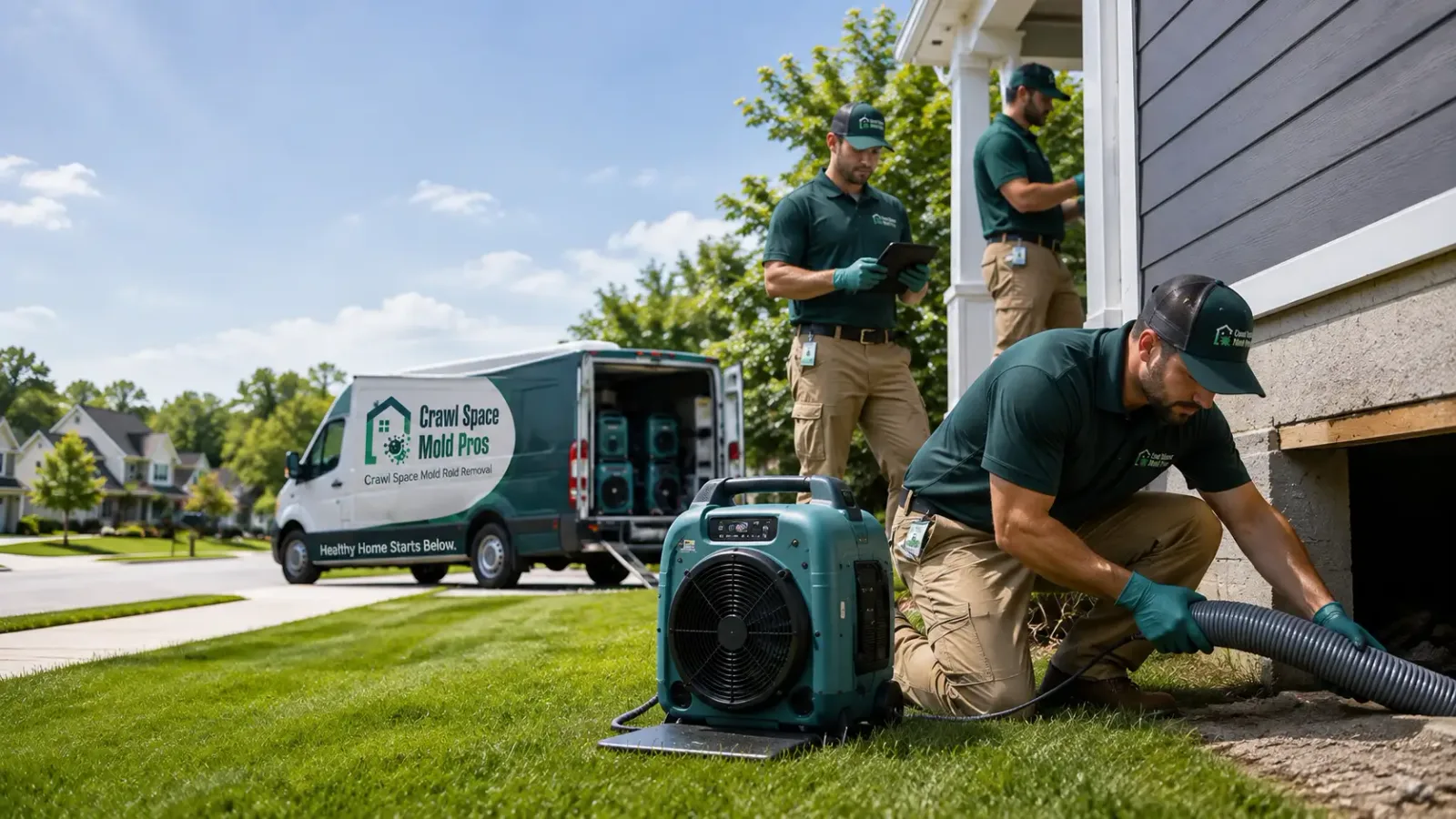 Crawl Space Mold Removal in Mayfield, KS